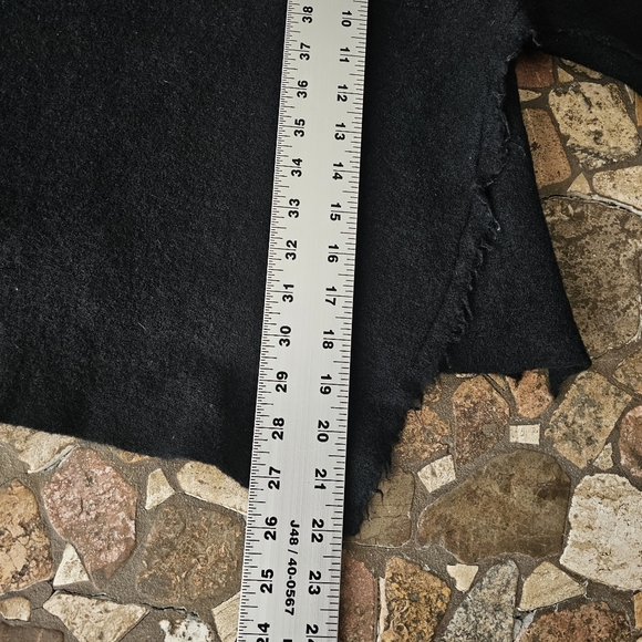 OSKA Oversized Asymmetric Artsy Black Cropped Wool Sweater Pullover Jenby Size M - Picture 14 of 15